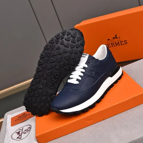 Replica Hermes Casual Shoes For Men #1423073 $80.00 USD for Wholesale