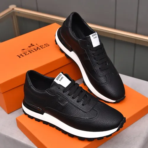 Replica Hermes Casual Shoes For Men #1423074 $80.00 USD for Wholesale