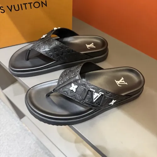 Wholesale Louis Vuitton Slippers For Men #1423136 $52.00 USD, Wholesale Quality Replica Louis Vuitton Slippers