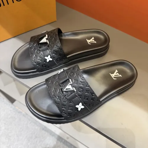 Wholesale Louis Vuitton Slippers For Men #1423138 $52.00 USD, Wholesale Quality Replica Louis Vuitton Slippers