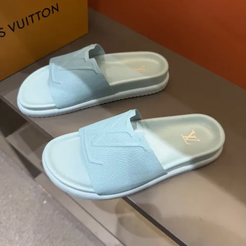 Wholesale Louis Vuitton Slippers For Men #1423140 $52.00 USD, Wholesale Quality Replica Louis Vuitton Slippers