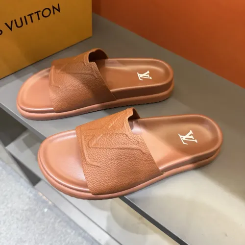 Wholesale Louis Vuitton Slippers For Men #1423141 $52.00 USD, Wholesale Quality Replica Louis Vuitton Slippers