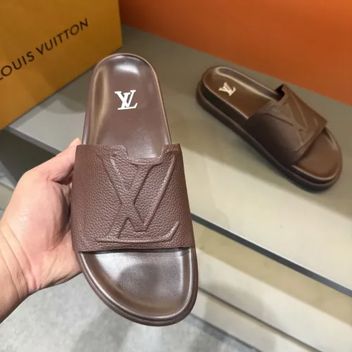 Replica Louis Vuitton Slippers For Men #1423142 $52.00 USD for Wholesale