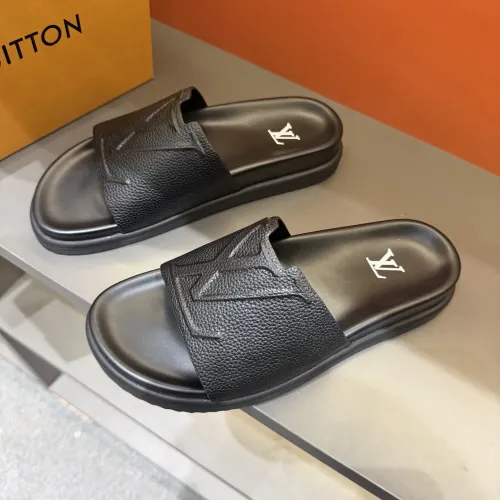 Wholesale Louis Vuitton Slippers For Men #1423143 $52.00 USD, Wholesale Quality Replica Louis Vuitton Slippers