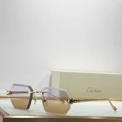 Wholesale Cartier AAA Quality Sunglassess #1423154 $80.00 USD, Wholesale Quality Replica Cartier AAA Quality Sunglassess