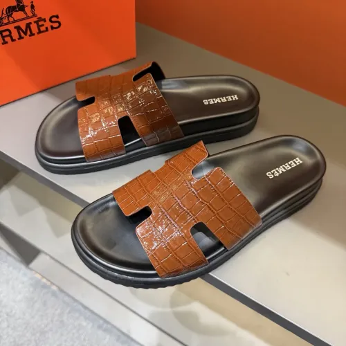 Wholesale Hermes Slippers For Men #1423165 $52.00 USD, Wholesale Quality Replica Hermes Slippers