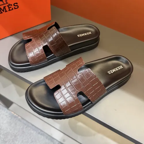 Wholesale Hermes Slippers For Men #1423166 $52.00 USD, Wholesale Quality Replica Hermes Slippers