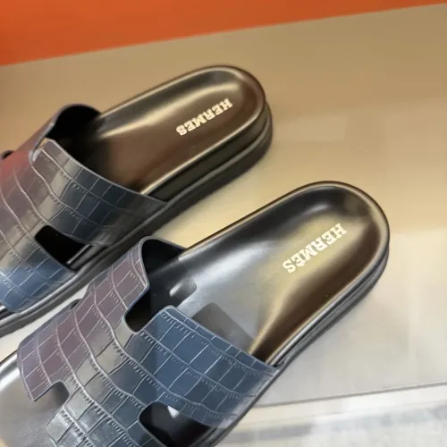 Replica Hermes Slippers For Men #1423167 $52.00 USD for Wholesale