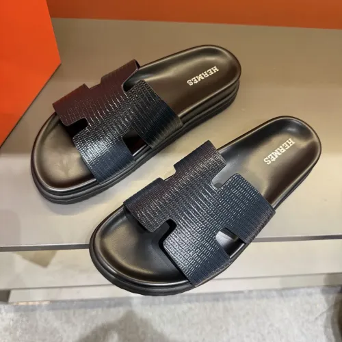 Replica Hermes Slippers For Men #1423170 $52.00 USD for Wholesale