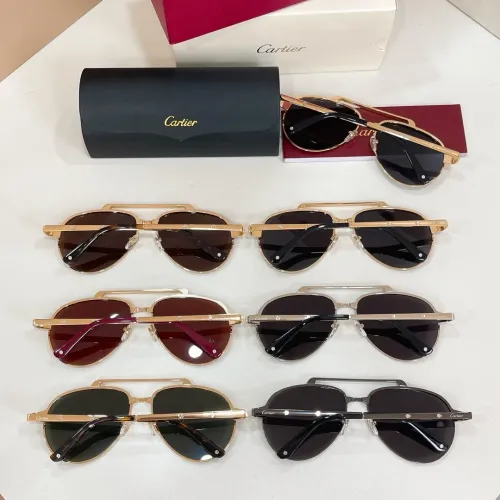 Replica Cartier AAA Quality Sunglassess #1423382 $60.00 USD for Wholesale