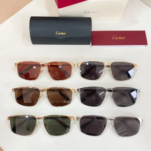 Replica Cartier AAA Quality Sunglassess #1423389 $60.00 USD for Wholesale