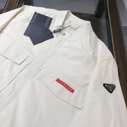 Replica Prada Jackets Long Sleeved For Men #1423433 $85.00 USD for Wholesale