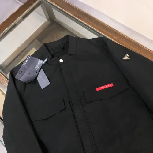 Replica Prada Jackets Long Sleeved For Men #1423434 $85.00 USD for Wholesale