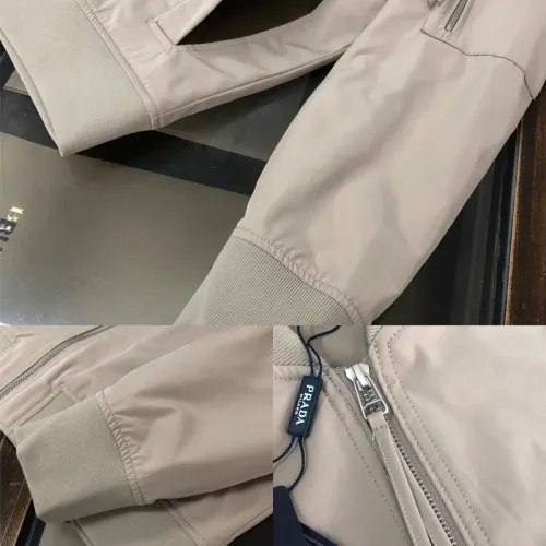 Replica Prada Jackets Long Sleeved For Men #1423438 $85.00 USD for Wholesale
