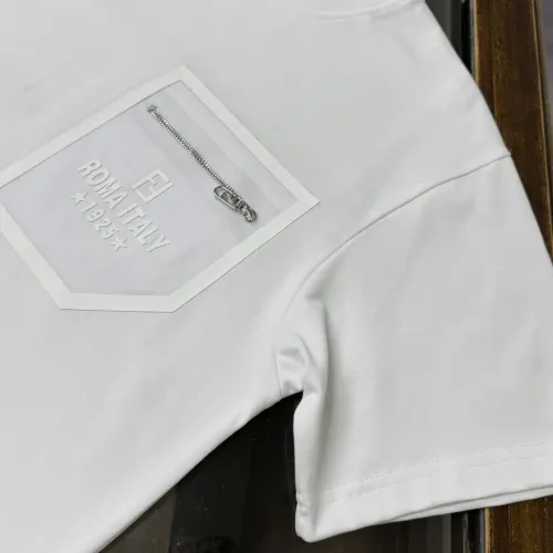 Replica Fendi T-Shirts Short Sleeved For Unisex #1423447 $32.00 USD for Wholesale