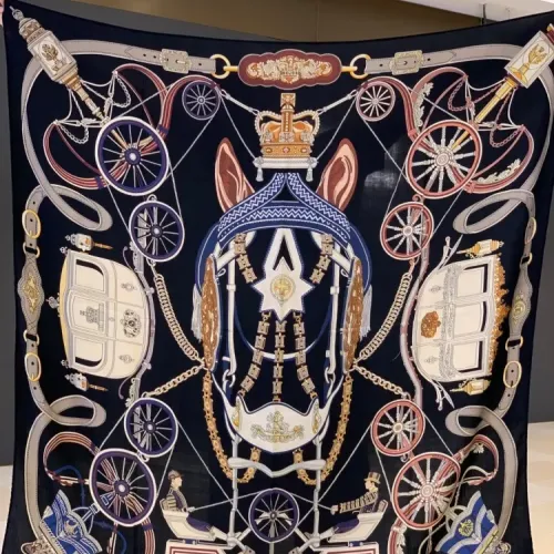 Wholesale Hermes Silk Squares #1423633 $85.00 USD, Wholesale Quality Replica Hermes Scarf