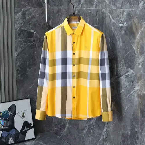 Wholesale Burberry Shirts Long Sleeved For Men #1423657 $38.00 USD, Wholesale Quality Replica Burberry Shirts