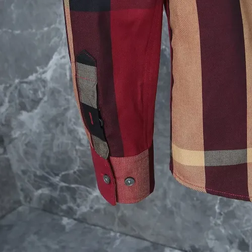 Replica Burberry Shirts Long Sleeved For Men #1423659 $38.00 USD for Wholesale