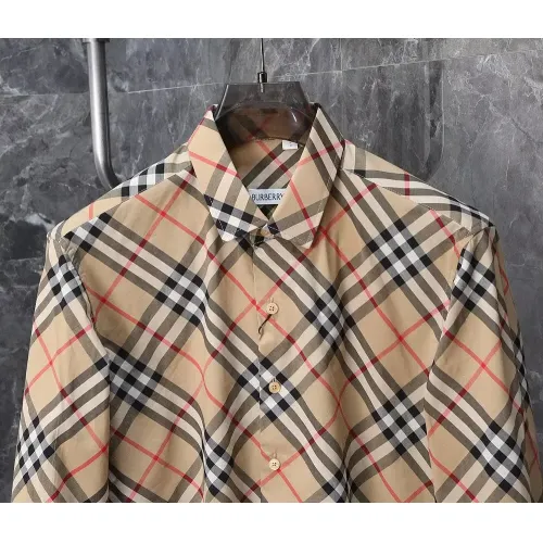 Replica Burberry Shirts Long Sleeved For Men #1423663 $42.00 USD for Wholesale