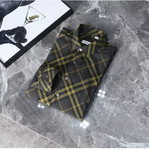Replica Burberry Shirts Long Sleeved For Men #1423664 $42.00 USD for Wholesale