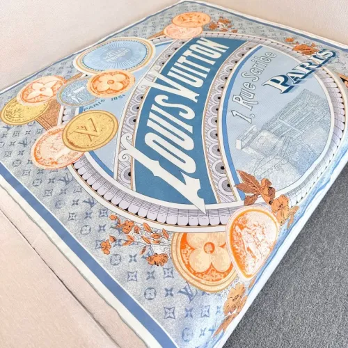 Wholesale Louis Vuitton Silk Squares #1423677 $76.00 USD, Wholesale Quality Replica Louis Vuitton Scarf