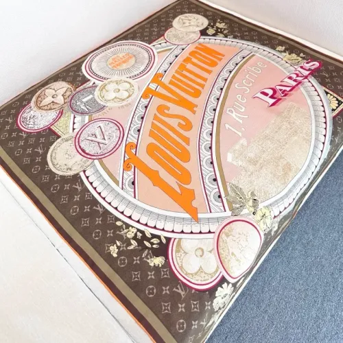 Wholesale Louis Vuitton Silk Squares #1423678 $76.00 USD, Wholesale Quality Replica Louis Vuitton Scarf