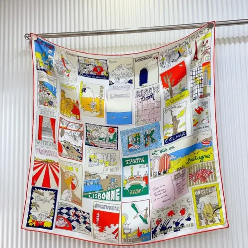 Wholesale Hermes Silk Squares #1423694 $64.00 USD, Wholesale Quality Replica Hermes Scarf