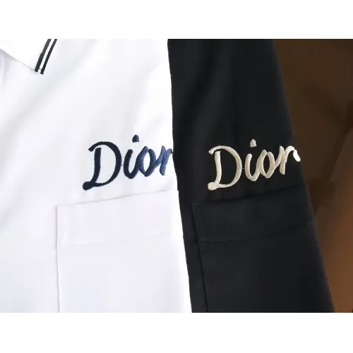 Replica Christian Dior Shirts Short Sleeved For Men #1423712 $38.00 USD for Wholesale