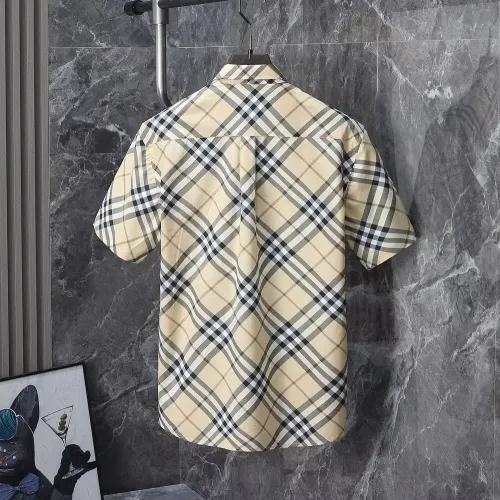 Replica Burberry Shirts Short Sleeved For Men #1423720 $39.00 USD for Wholesale