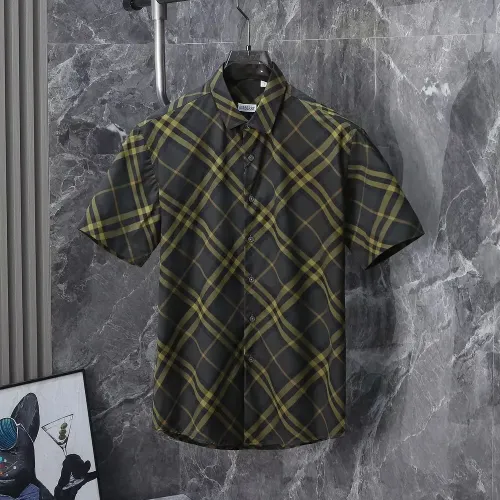 Wholesale Burberry Shirts Short Sleeved For Men #1423722 $39.00 USD, Wholesale Quality Replica Burberry Shirts
