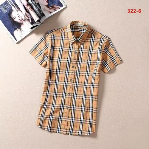 Wholesale Burberry Shirts Short Sleeved For Women #1423744 $36.00 USD, Wholesale Quality Replica Burberry Shirts