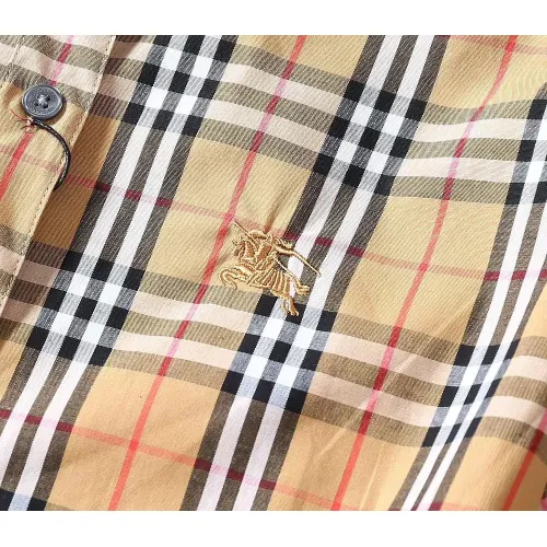 Replica Burberry Shirts Short Sleeved For Women #1423744 $36.00 USD for Wholesale