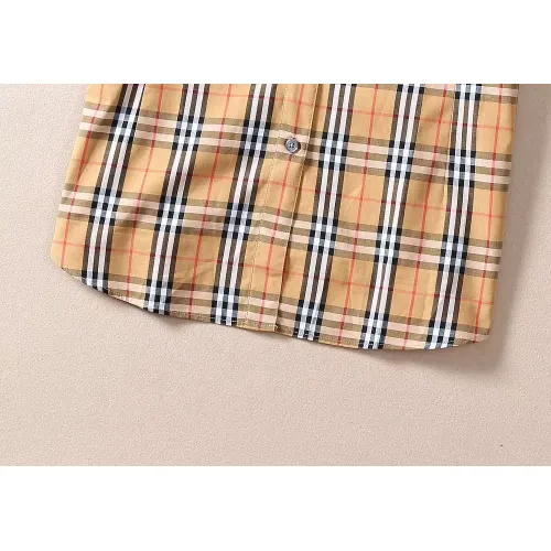 Replica Burberry Shirts Short Sleeved For Women #1423744 $36.00 USD for Wholesale