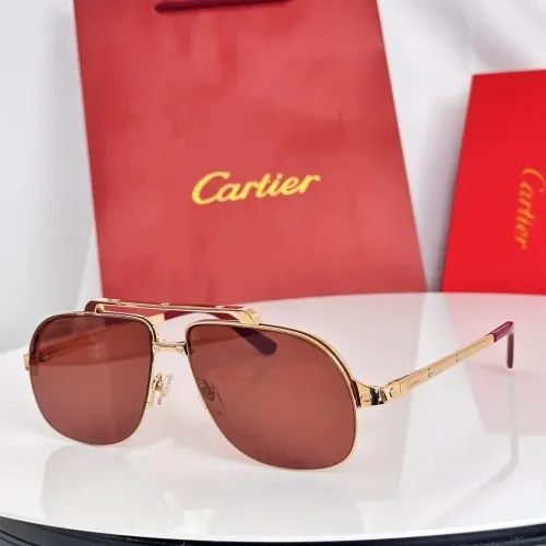 Wholesale Cartier AAA Quality Sunglassess #1423821 $60.00 USD, Wholesale Quality Replica Cartier AAA Quality Sunglassess
