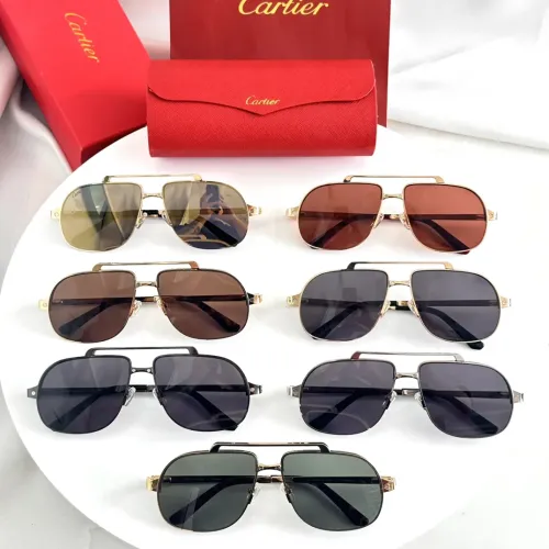 Replica Cartier AAA Quality Sunglassess #1423824 $60.00 USD for Wholesale