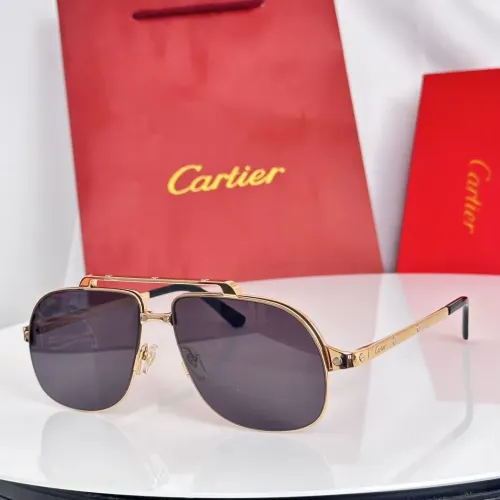 Wholesale Cartier AAA Quality Sunglassess #1423826 $60.00 USD, Wholesale Quality Replica Cartier AAA Quality Sunglassess
