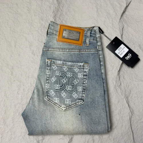 Wholesale Dolce &amp; Gabbana D&amp;G Jeans For Men #1423861 $48.00 USD, Wholesale Quality Replica Dolce &amp; Gabbana D&amp;G Jeans
