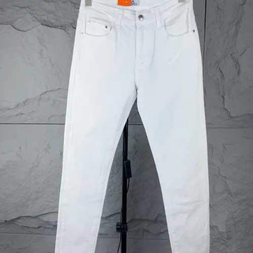 Replica Hermes Jeans For Men #1423869 $48.00 USD for Wholesale