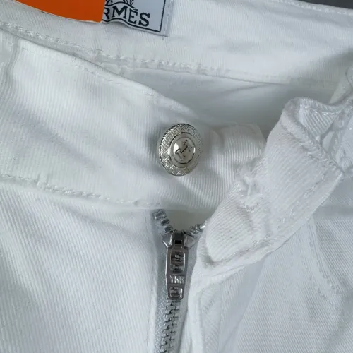 Replica Hermes Jeans For Men #1423869 $48.00 USD for Wholesale