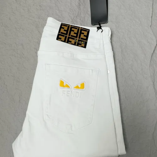 Wholesale Fendi Jeans For Men #1423885 $48.00 USD, Wholesale Quality Replica Fendi Jeans