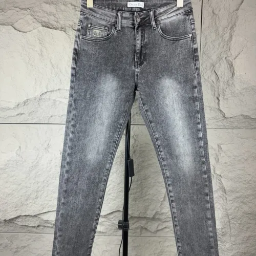 Replica Christian Dior Jeans For Men #1423895 $52.00 USD for Wholesale