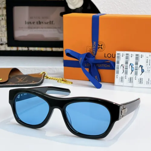 Wholesale Louis Vuitton AAA Quality Sunglasses #1423949 $60.00 USD, Wholesale Quality Replica Louis Vuitton AAA Quality Sunglasses