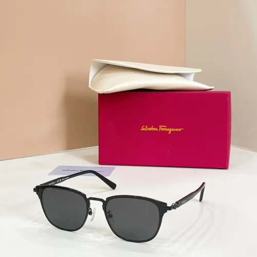 Wholesale Salvatore Ferragamo AAA Quality Sunglasses #1424155 $56.00 USD, Wholesale Quality Replica Salvatore Ferragamo AAA Quality Sunglasses