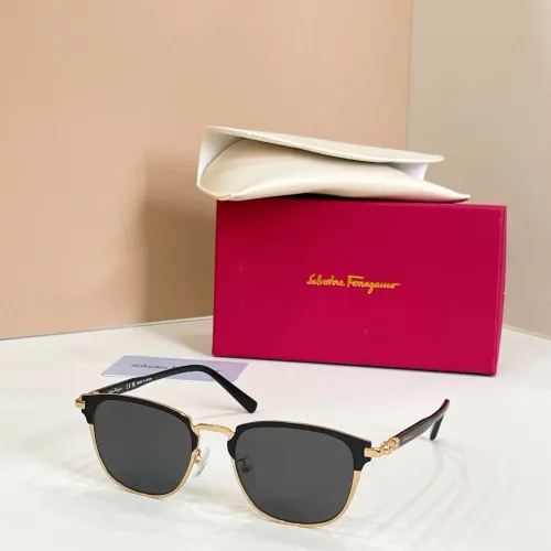 Wholesale Salvatore Ferragamo AAA Quality Sunglasses #1424157 $56.00 USD, Wholesale Quality Replica Salvatore Ferragamo AAA Quality Sunglasses