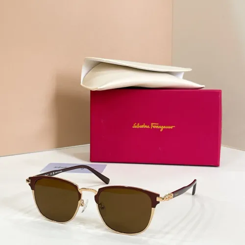 Wholesale Salvatore Ferragamo AAA Quality Sunglasses #1424159 $56.00 USD, Wholesale Quality Replica Salvatore Ferragamo AAA Quality Sunglasses