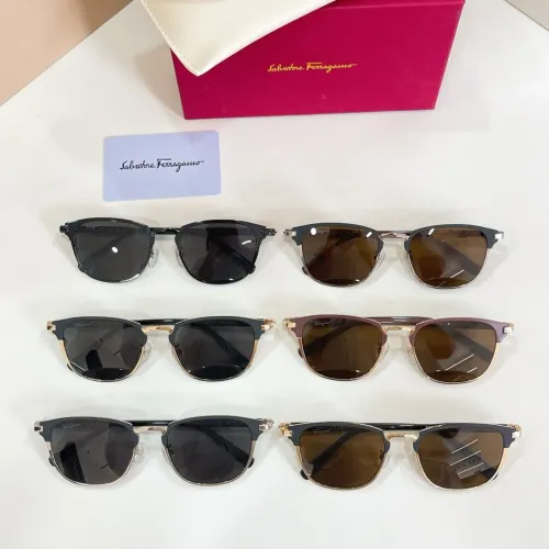 Replica Salvatore Ferragamo AAA Quality Sunglasses #1424159 $56.00 USD for Wholesale