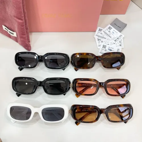 Replica MIU MIU AAA Quality Sunglasses #1424165 $68.00 USD for Wholesale