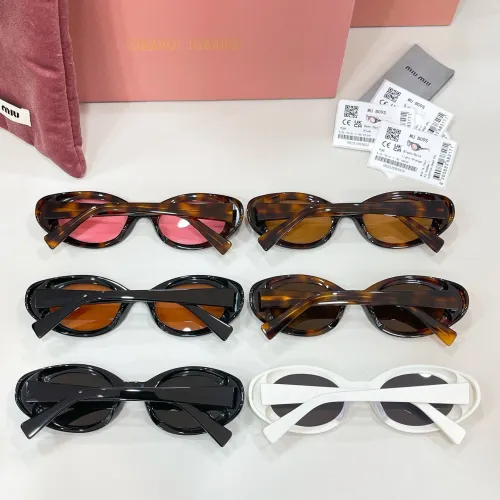 Replica MIU MIU AAA Quality Sunglasses #1424172 $68.00 USD for Wholesale
