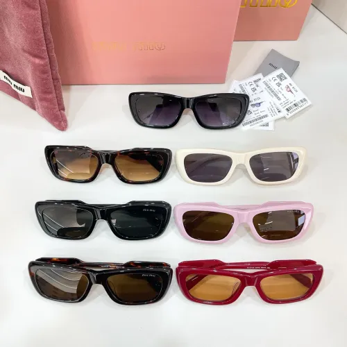 Replica MIU MIU AAA Quality Sunglasses #1424178 $60.00 USD for Wholesale