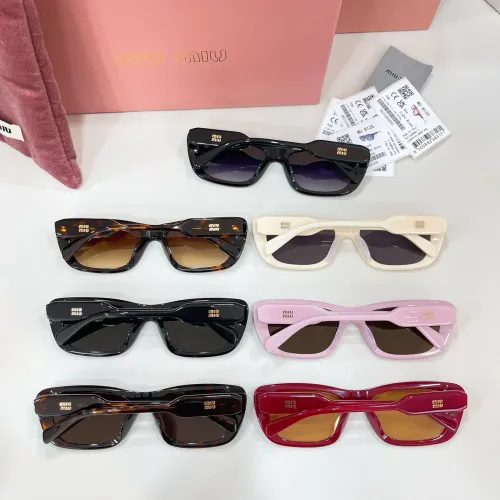 Replica MIU MIU AAA Quality Sunglasses #1424185 $60.00 USD for Wholesale